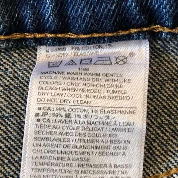 NEW Banana Republic Medium Wash Button Front Jean Shorts Size 18 NWT - Picture 7 of 14